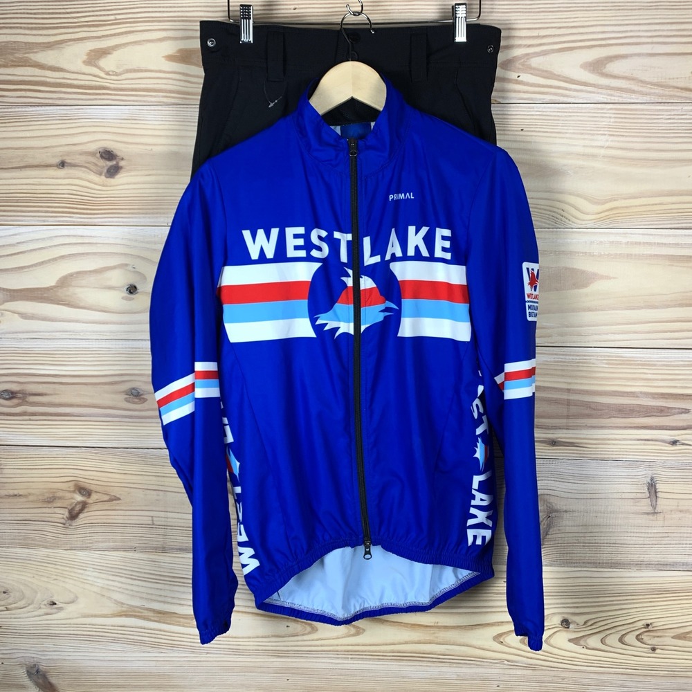 Primal Mountain Bike Set Men S Blue Austin Westlake Jersey Padded Shorts MTB Kit